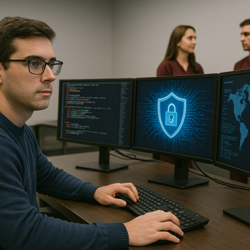 cyber IT training lab at Stellar Career College Chicago